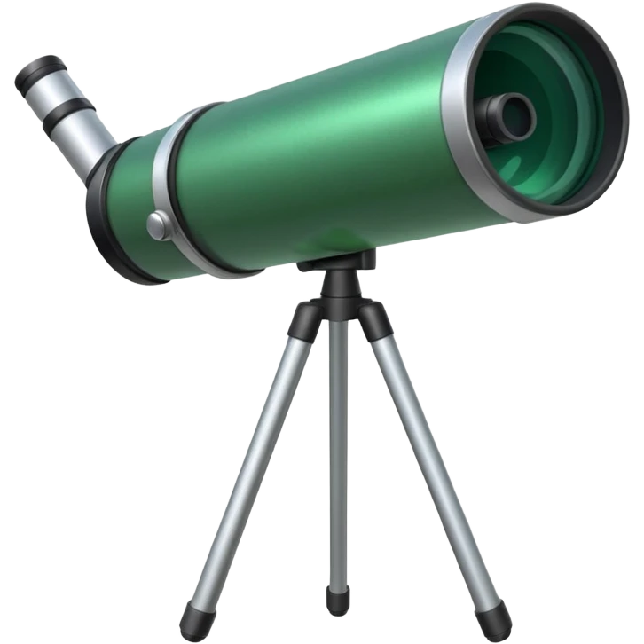 telescope green emoji