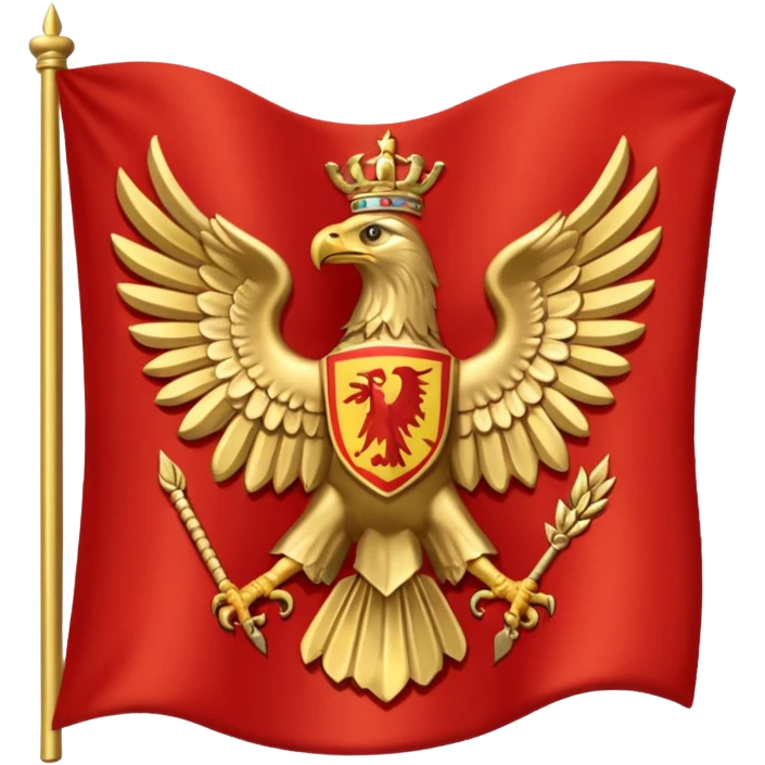 peux tu me générer le drapeau de l'empire romain en mode emoji drapeau basique emoji