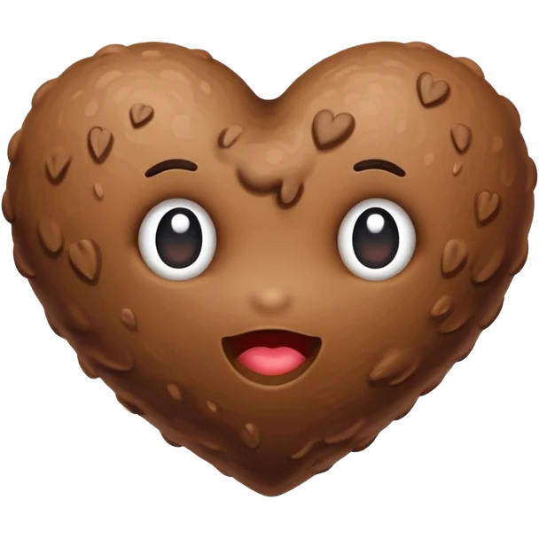 heart shaped poop  emoji