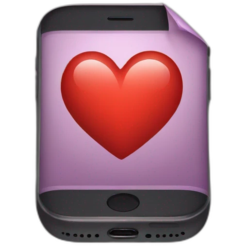 iPhone heart emoji