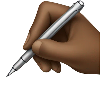 Pen and paper  emoji