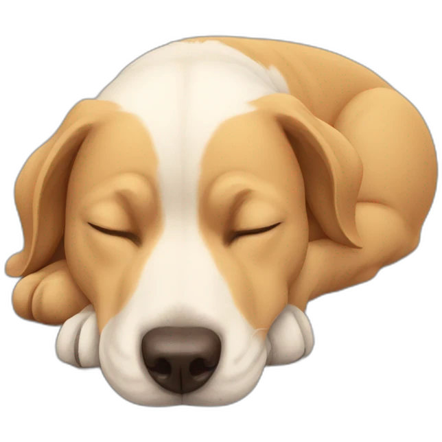 Dog sleep emoji