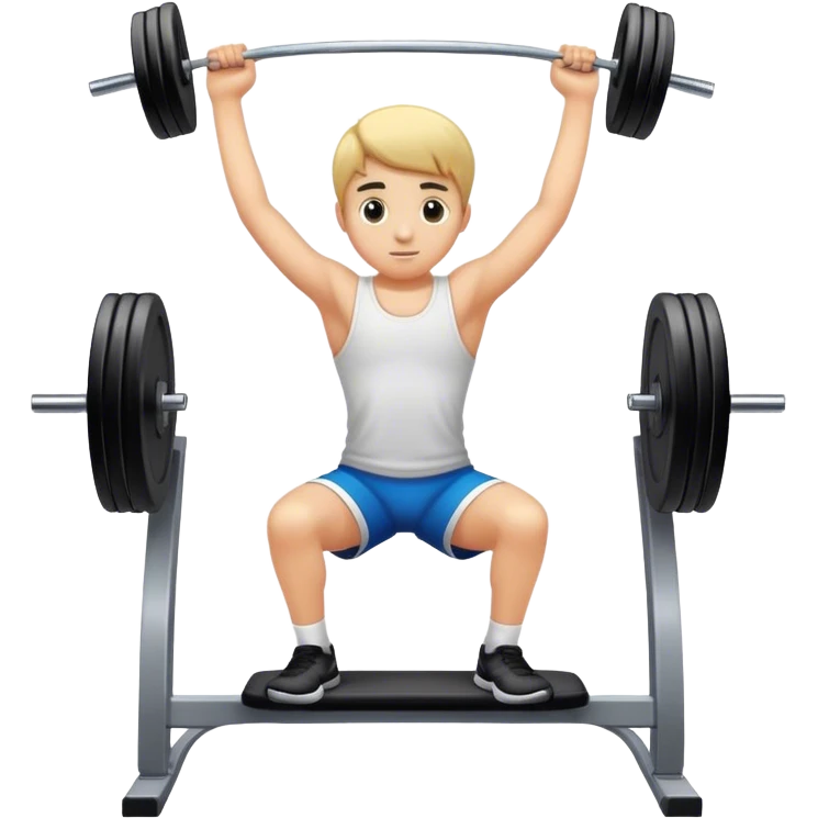 a boy in the gym emoji