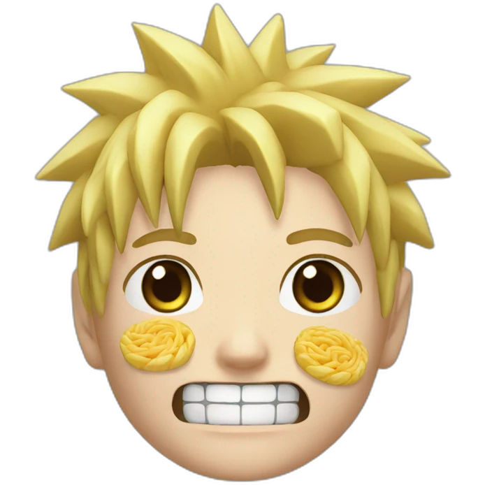 Pain from naruto eat ramen emoji