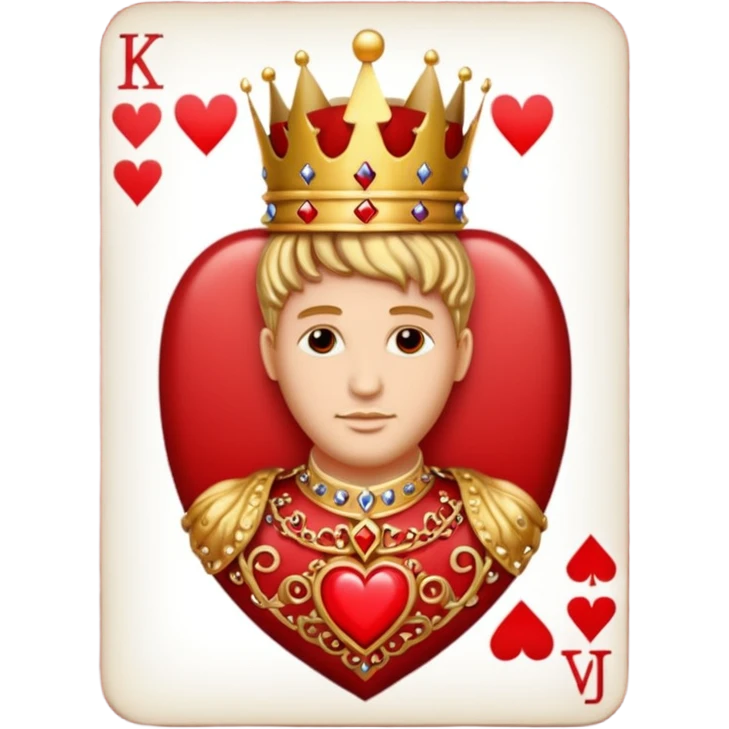 King of Hearts emoji
