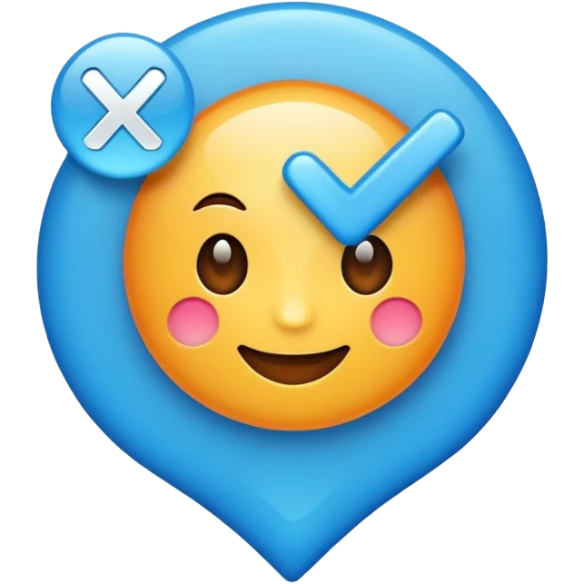Mavi tik emoji