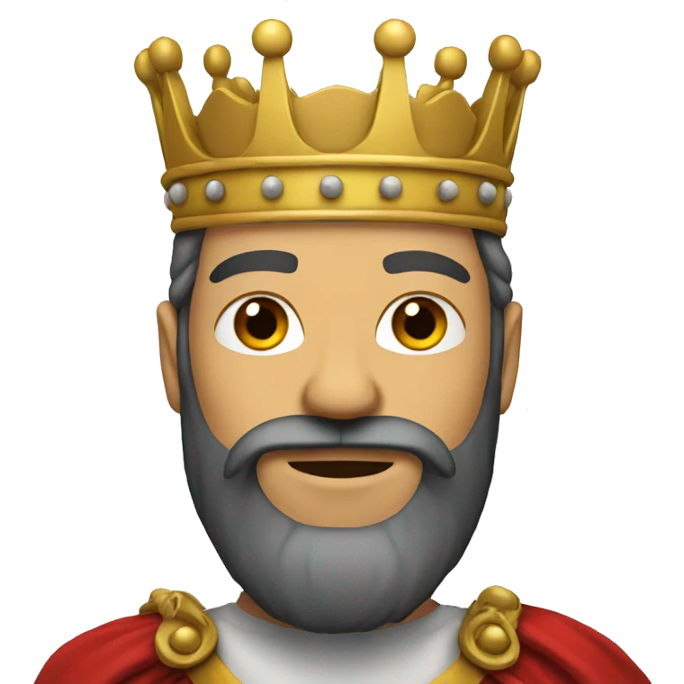 King with beard  emoji