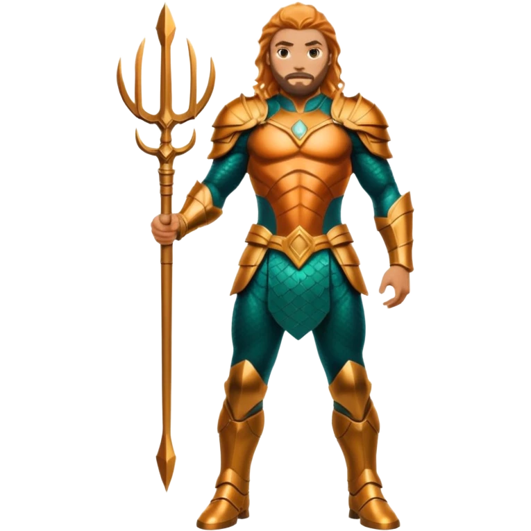 aquaman full armor standing emoji