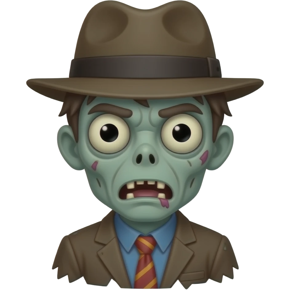 zoombie wear hat emoji