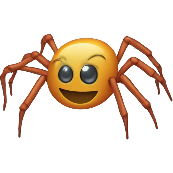 spider on a computer that shows price chart emoji