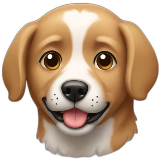 Chien qui bave  emoji