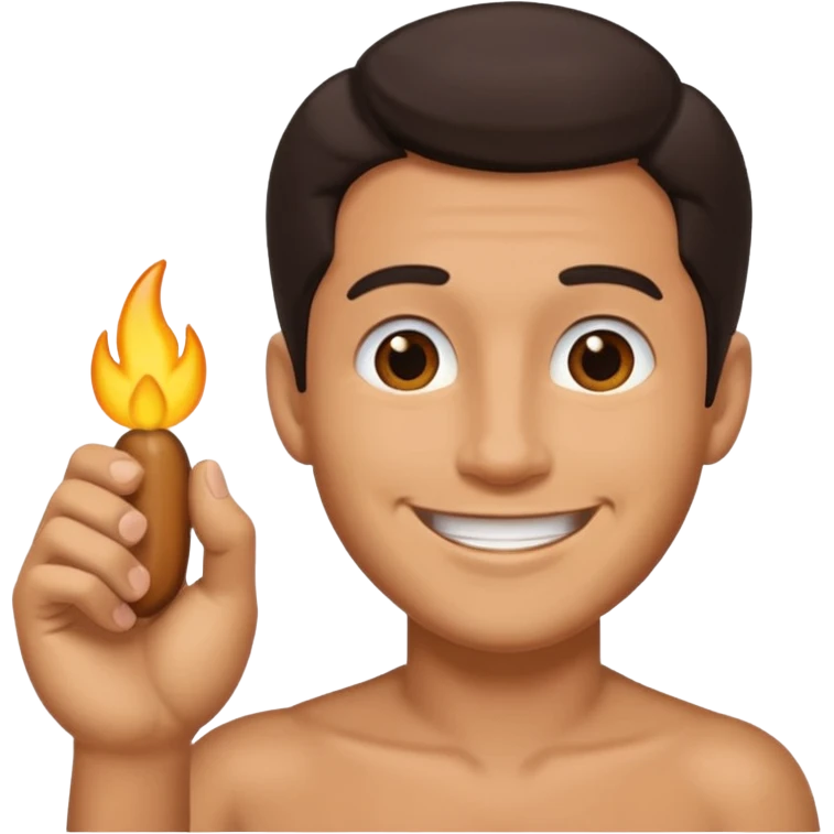 Man showing his penis  emoji