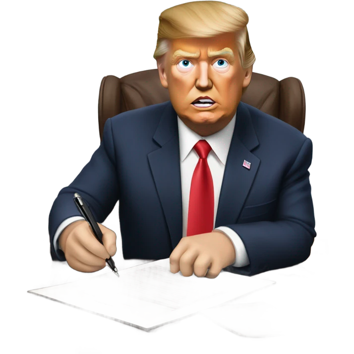 trump sign executive order emoji