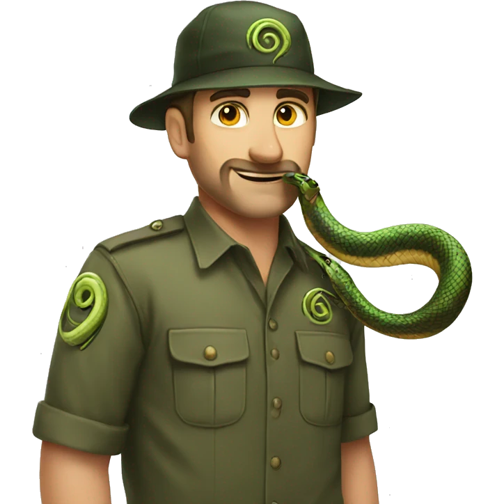 Call snake emoji
