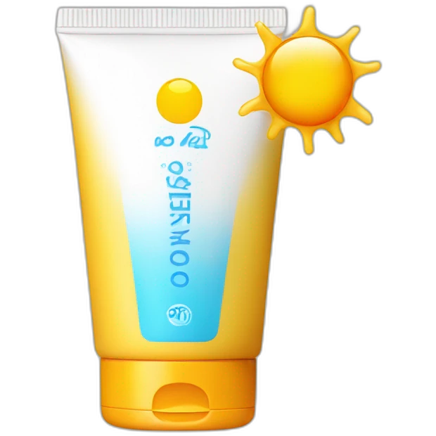 Sunscreen emoji