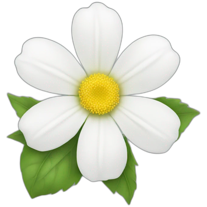 white flower emoji
