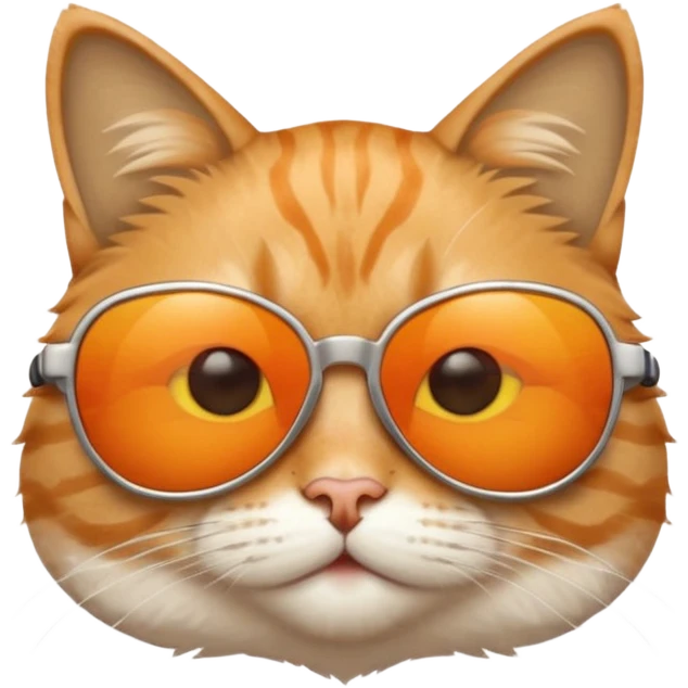 Cat wearing sunglasses emoji