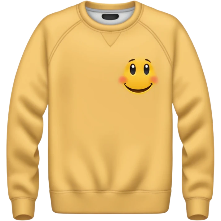 blank grey pullover on white background emoji
