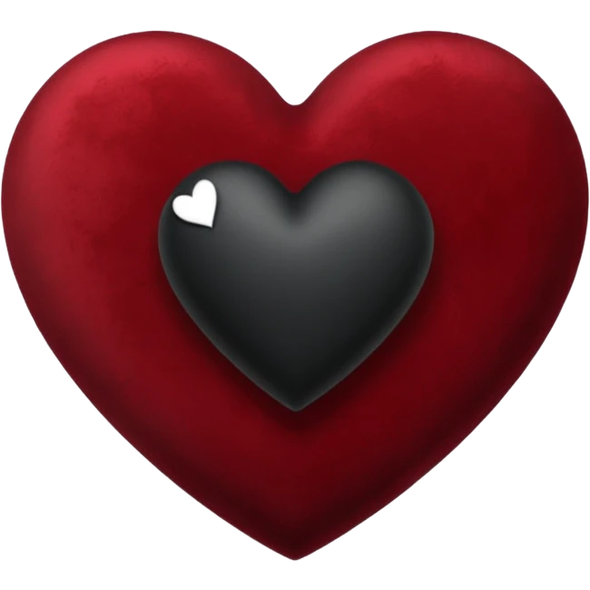 heart with a black rosebud emoji