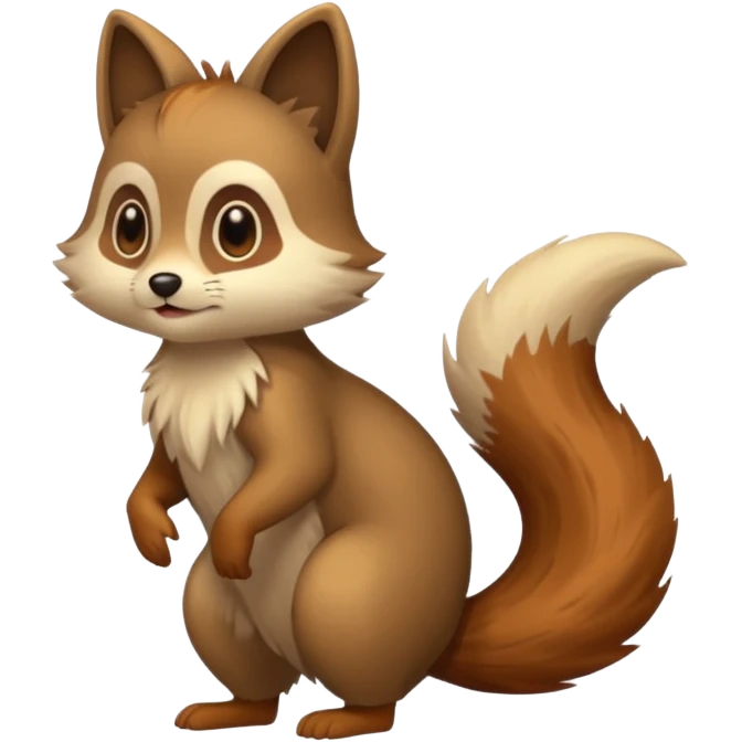 Cacomistle, full body emoji