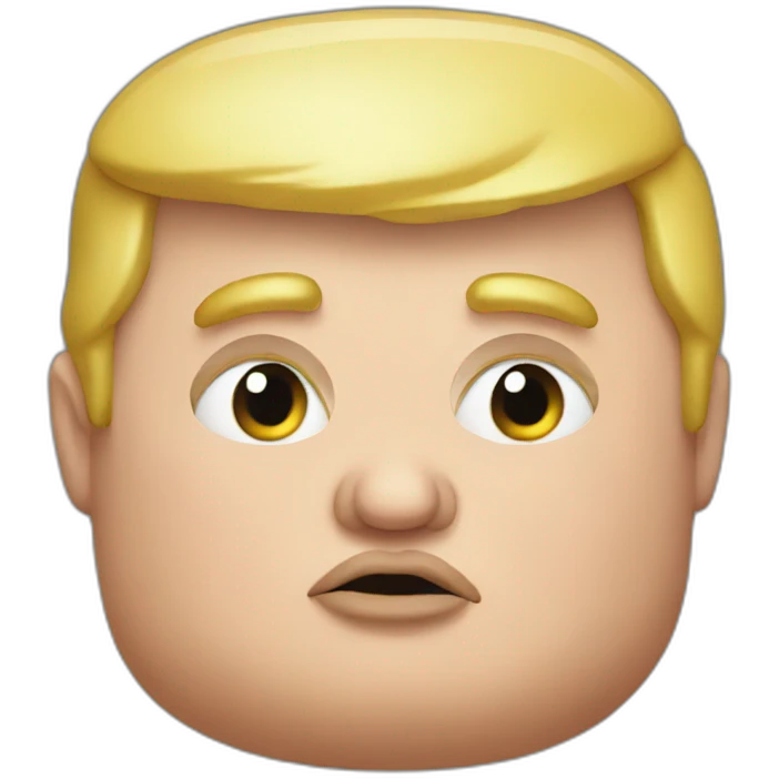 obese trump emoji