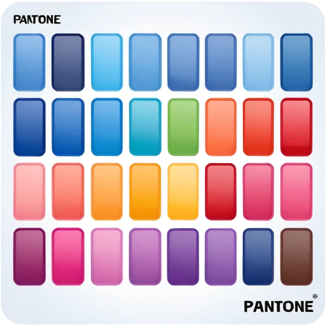 pantone color palete sample  emoji