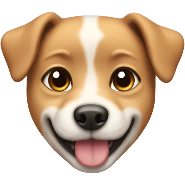 Really cute dog emoji