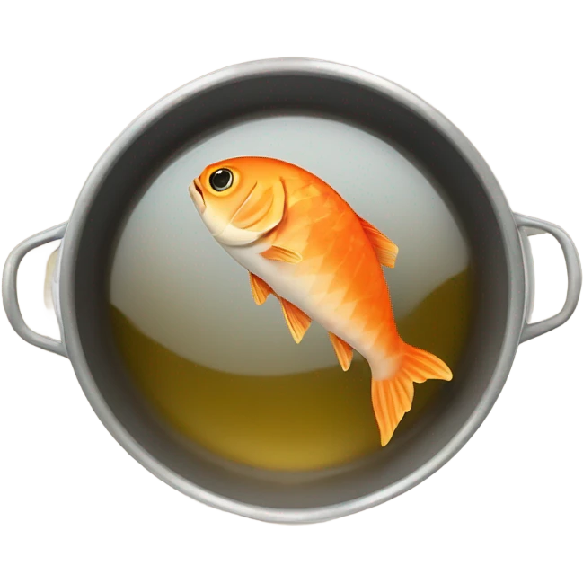 Fish in saucepan  emoji