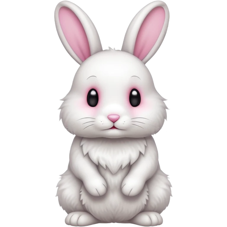 Cute rabbit full body with legs and all emoji