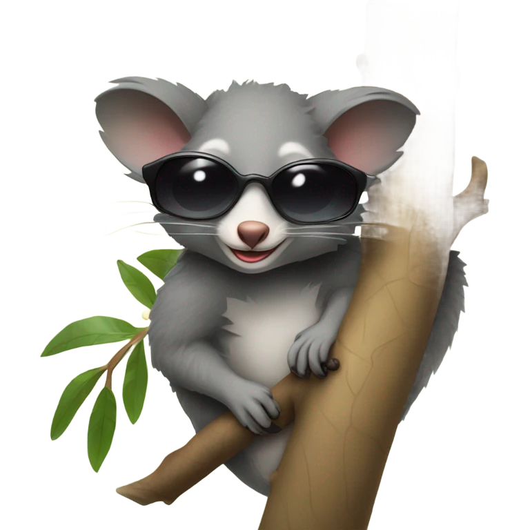 Cool possum emoji