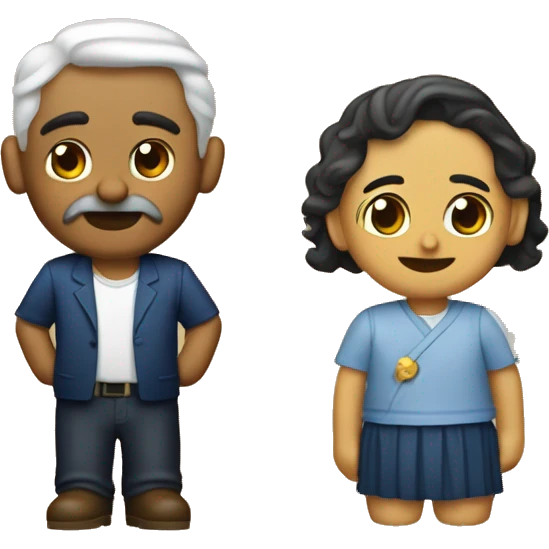dos maices cruzados y que abajo diga "Don Saúl" emoji