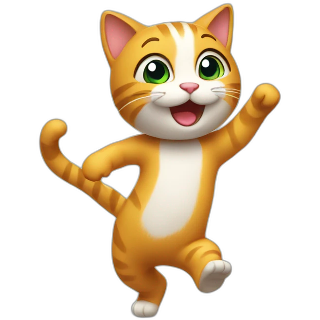 dancing cat emoji