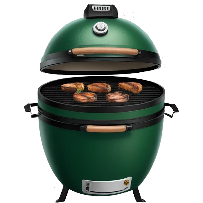 Big green egg grill emoji