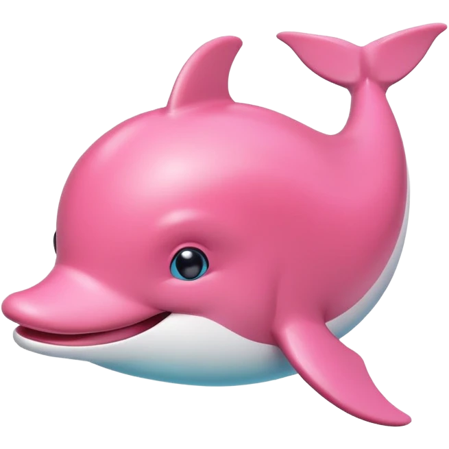 create a pink dophin emoji dufferent experions  emoji