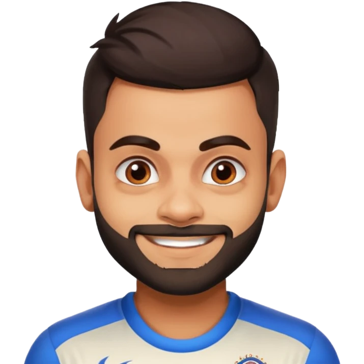 Viral kohli emoji