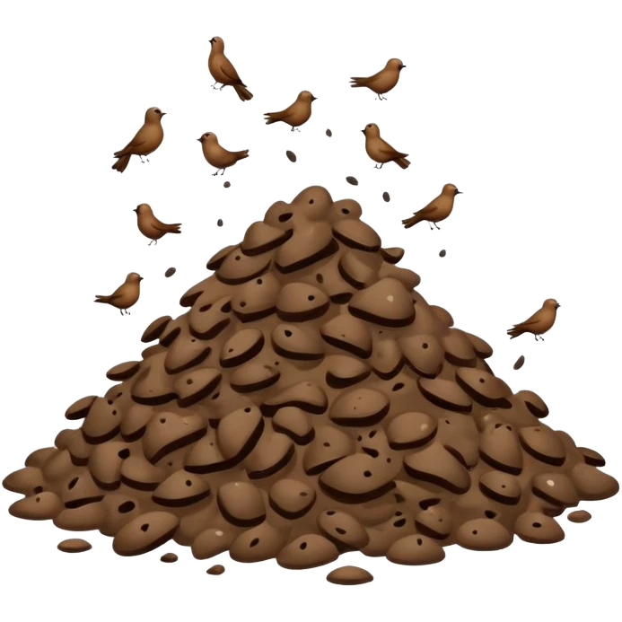 Caca volando  emoji