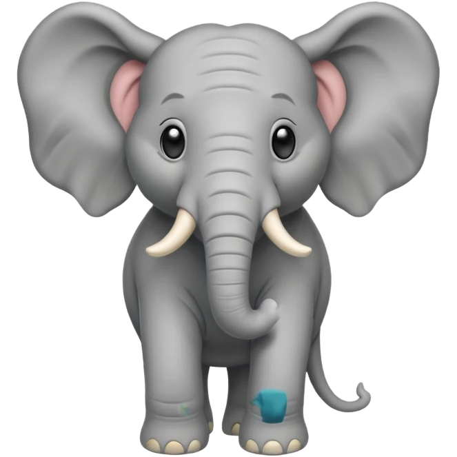 elephant whole body emoji