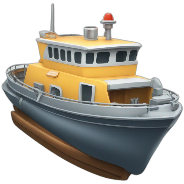 boat with rocket engine emoji