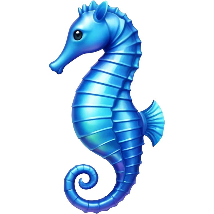 blue seahorse emoji