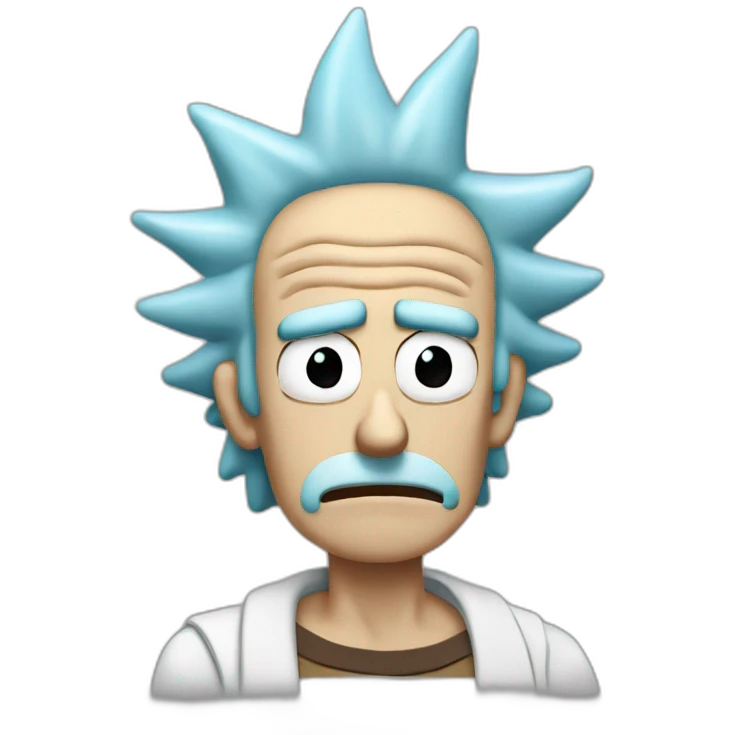Sad Rick Sanchez emoji