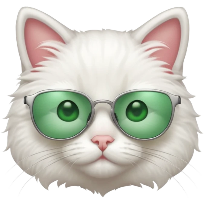 Cute Cat with sunglasses emoji