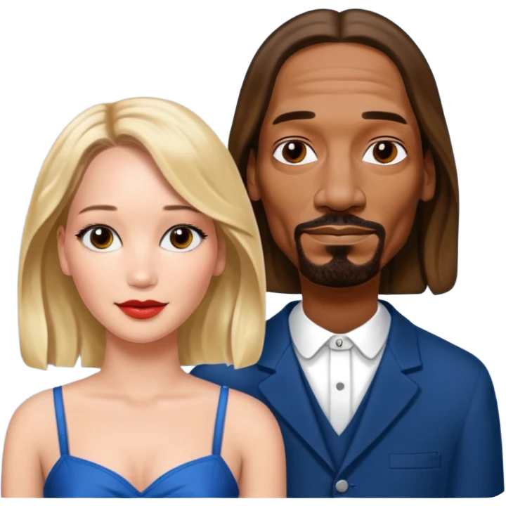  snoop dogg and Jennifer Lawrence  emoji