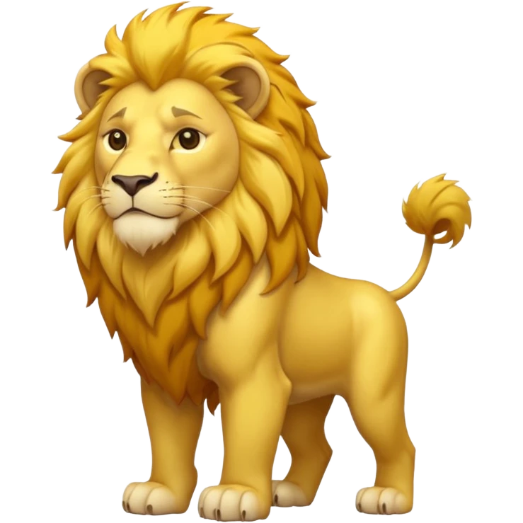 yellow lion emoji
