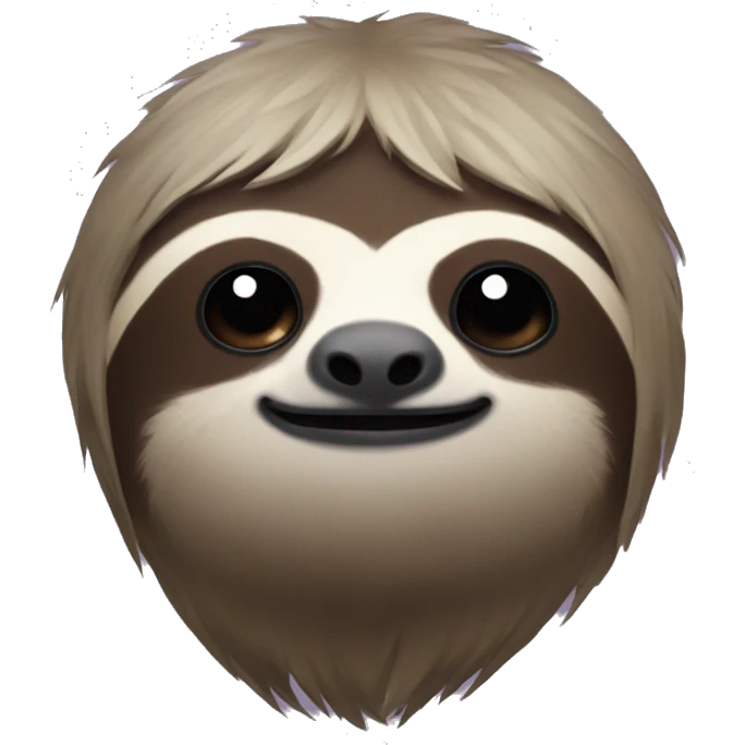 Sloth with a 🦇  emoji