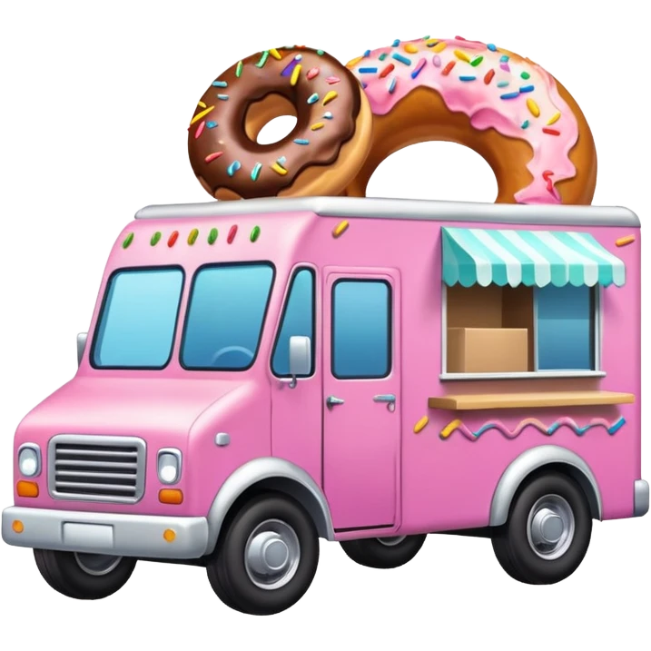 amazing donut truck emoji