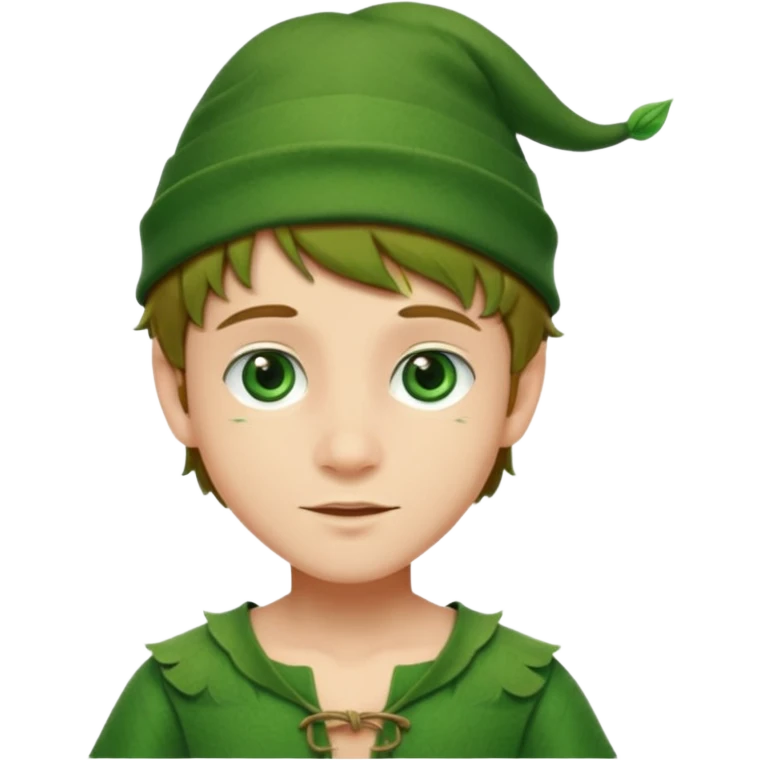 Fairytale character Peter Pan emoji