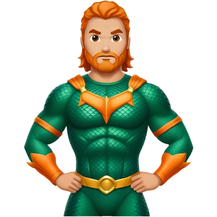 classic Aquaman superhero emoji