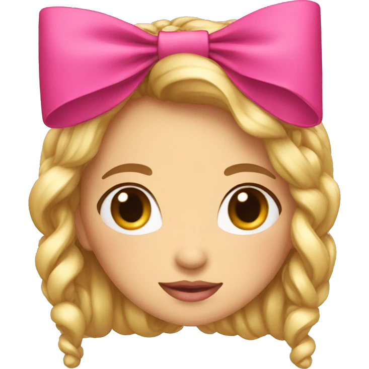 coquette bow emoji