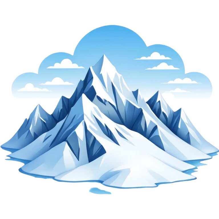 Snow mountain  emoji