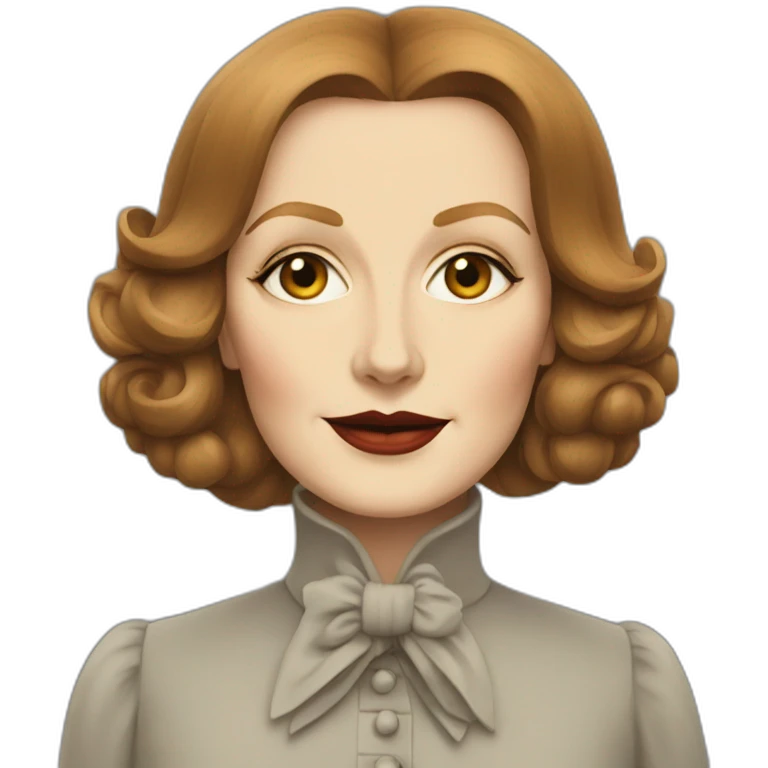 Greta Garbo emoji